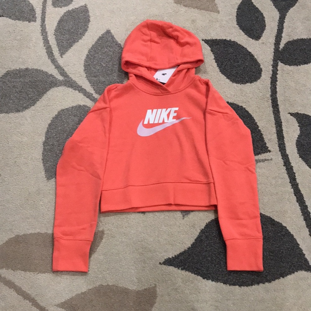 Nike Girl’s Cropped Fleece Hoodie - New